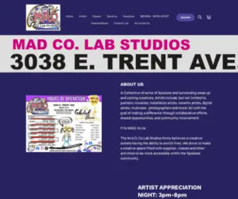 Madcolabstudios.com(M.A.D Co) Screenshot