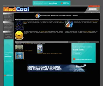 Madcool.com(MadCool Entertainment Center) Screenshot