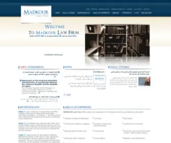 Madcour.com(Madkour Law firm) Screenshot