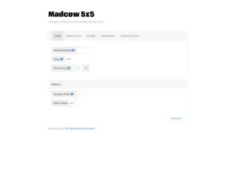 Madcow5X5.com(Madcow 5x5 Calculator) Screenshot