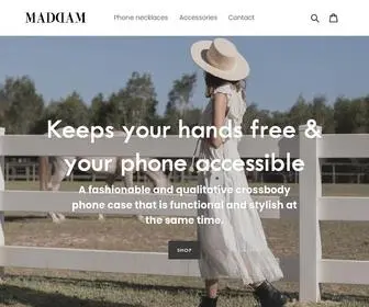 MaddamStore.com(Phone necklaces) Screenshot