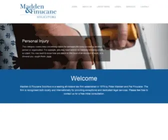 Madden-Finucane.com(Madden & Finucane Solicitors Belfast) Screenshot