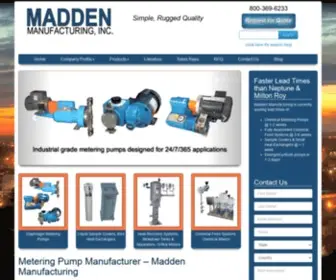 Maddenmfg.com(Madden Manufacturing) Screenshot