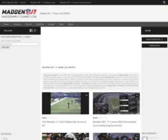 Maddennfl17Game.com(Madden NFL 17 Game) Screenshot