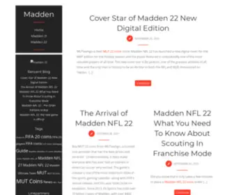 Maddennflplay.com(Madden 21 & Madden 22 News) Screenshot