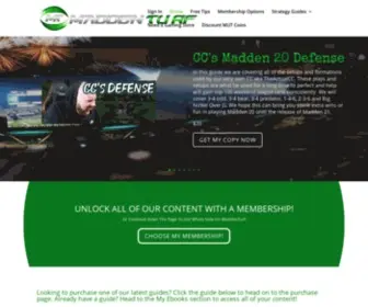 Maddenturf.com(Madden Turf) Screenshot