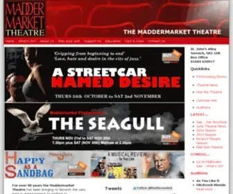 Maddermarket.co.uk(The Maddermarket Theatre) Screenshot