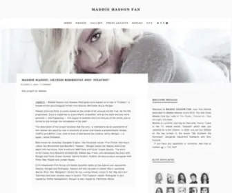 Maddie-Hasson.com(Maddie Hasson) Screenshot