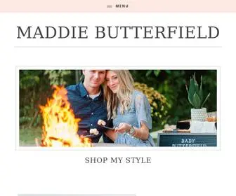 Maddiebutterfield.com(MADDIE BUTTERFIELD) Screenshot