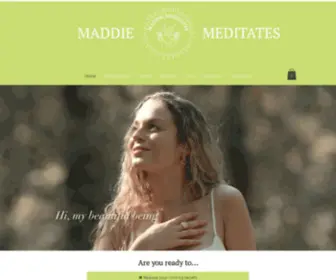 Maddiemeditates.com(Maddie Meditates) Screenshot