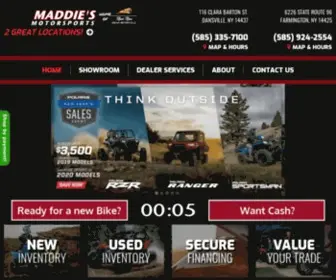 Maddiesmotorsports.com(Maddie's Motor Sports) Screenshot