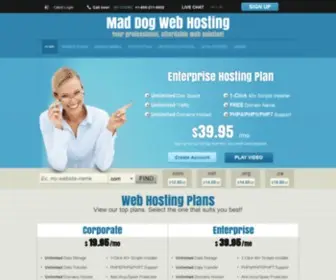 Maddogwebhosting.com(Website Hosting) Screenshot