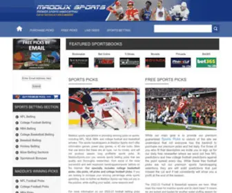 Madduxsports.com Screenshot