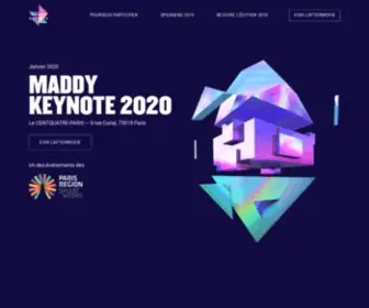 Maddykeynote.com(Maddy Keynote 2020) Screenshot