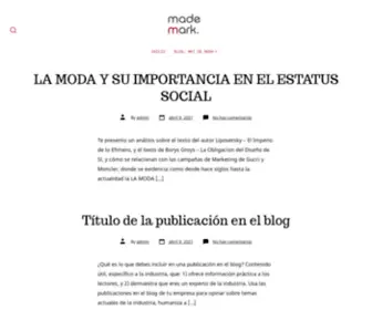 Made-Mark.com(Marketing y Moda) Screenshot