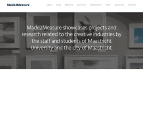 Made2Measure.org(Maastricht University) Screenshot