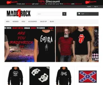 Made4Rock.com(Rock shop) Screenshot