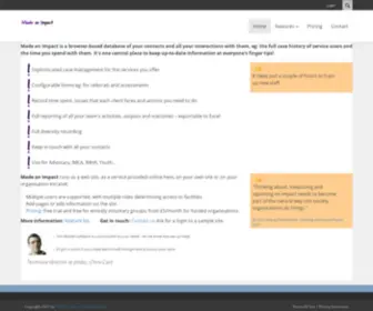 Madeanimpact.com(Madeanimpact) Screenshot