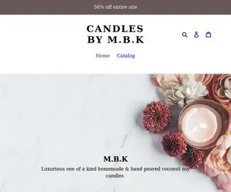 Madebykrystina.com(Candles by M.B.K) Screenshot