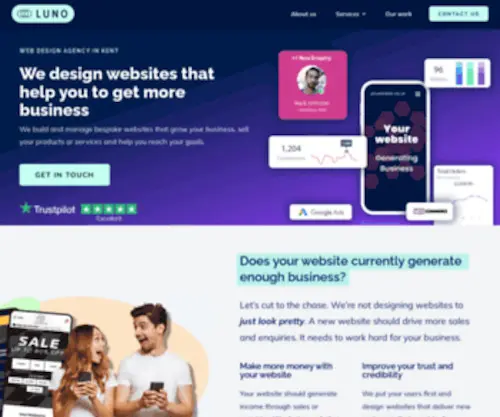 Madebyluno.co.uk(Website design and WooCommerce experts in Kent) Screenshot