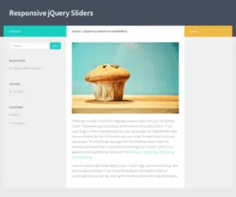 Madebymufffin.com(Responsive jQuery Sliders) Screenshot