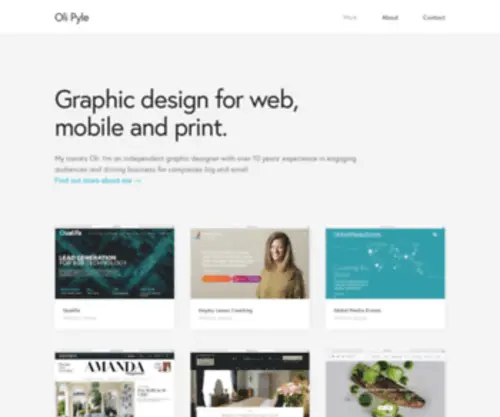 Madebyoli.co.uk(Oli Pyle) Screenshot