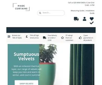 Madecurtains.co.uk(Keynote) Screenshot