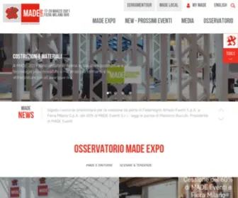 Madeexpo.it(MADE expo) Screenshot
