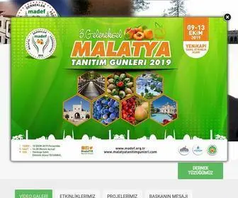 Madef.org.tr(Malatya Dernekler Federasyonu) Screenshot