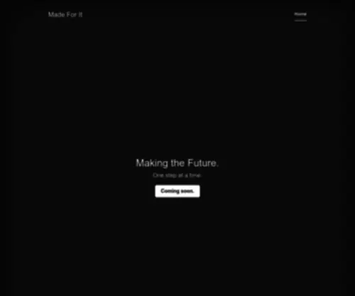 Madeforit.com(Cover Template for Bootstrap) Screenshot