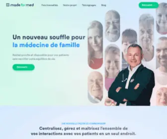 Madeformed.com(Interface de communication médicale) Screenshot