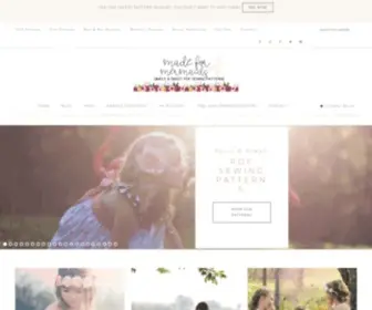 Madeformermaids.com(Simple & sweet pdf sewing patterns) Screenshot