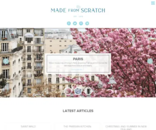 Madefromscratch.co.nz(Made From Scratch) Screenshot