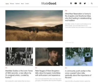 Madegood.com(MadeGood.films) Screenshot