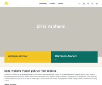 Madeinarnhem.nl(De officiële website van Arnhem) Screenshot