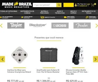 Madeinbrazil.com.br(Made In Brazil Music Store) Screenshot