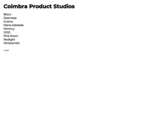 Madeincoimbra.org(Coimbra Product Studios) Screenshot