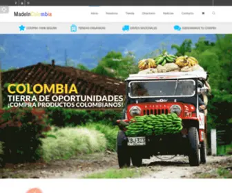 Madeincolombia.com.co(Tienda de productos colombianos) Screenshot