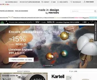 Madeindesign.com(Made In Design : Mobilier Contemporain) Screenshot