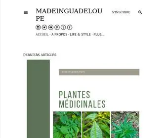 Madeinguadeloupe.fr(Blog LIFESTYLE) Screenshot