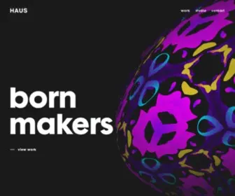 Madeinhaus.com(Maker of Things for Screens) Screenshot