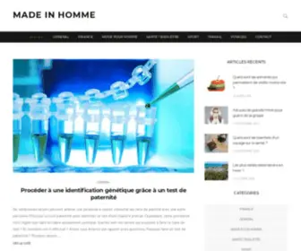 Madeinhomme.com(Made in Homme) Screenshot