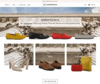 Madeinitalia.net(Create an Ecommerce Website and Sell Online) Screenshot