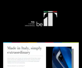 Madeinitaly.gov.it(At the heart of excellence) Screenshot