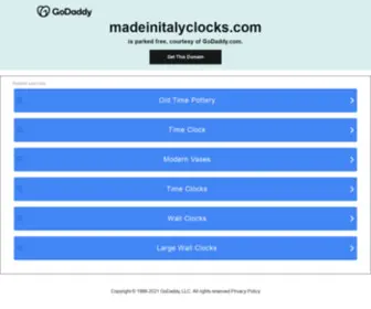 Madeinitalyclocks.com(√ MECCANISMI orologi DA INTERNO) Screenshot