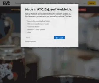 Madeinnyc.org(Made in NYC) Screenshot