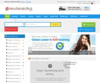Madeinsialkot.com(Sialkot Business Directory) Screenshot