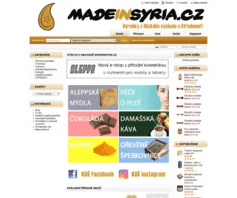 Madeinsyria.cz(MADEINSYRIA) Screenshot