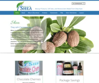 Madeintheshea.com(Made in the Shea) Screenshot