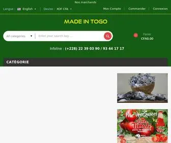 Madeintogo.com(Made In Togo) Screenshot